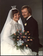 Bennys og Annes bryllup 1975